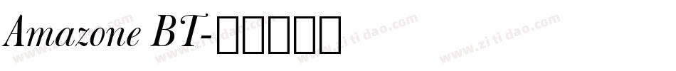 Amazone BT字体转换